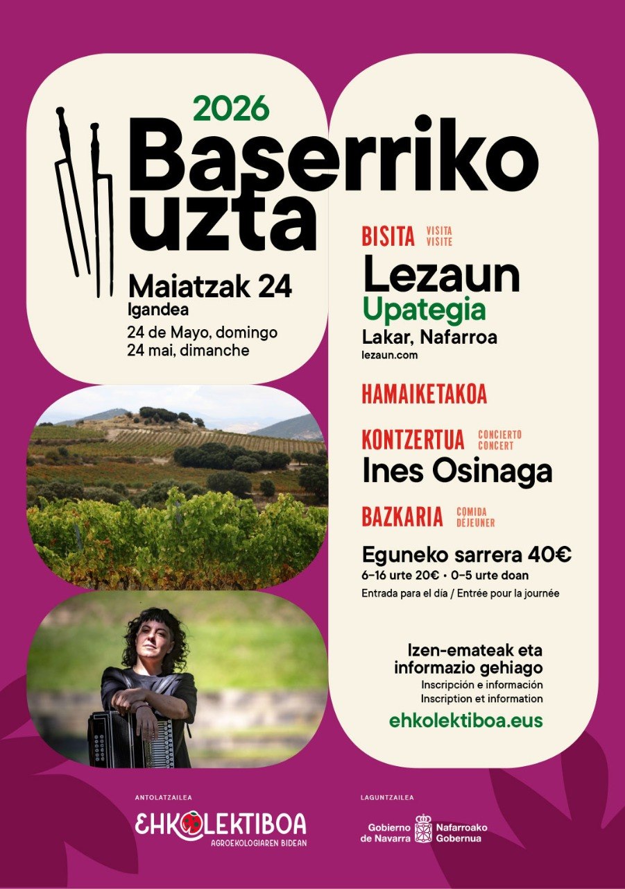 Baserriko Uzta en Bodegas Lezaun (Lácar)