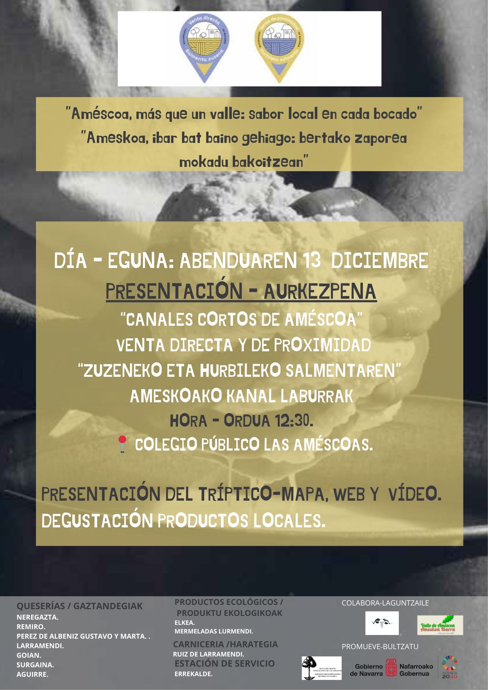 CANALES CORTOS DE AMÉSCOA VENTA DIRECTA Y DE PROXIMIDAD (ZUDAIRE)