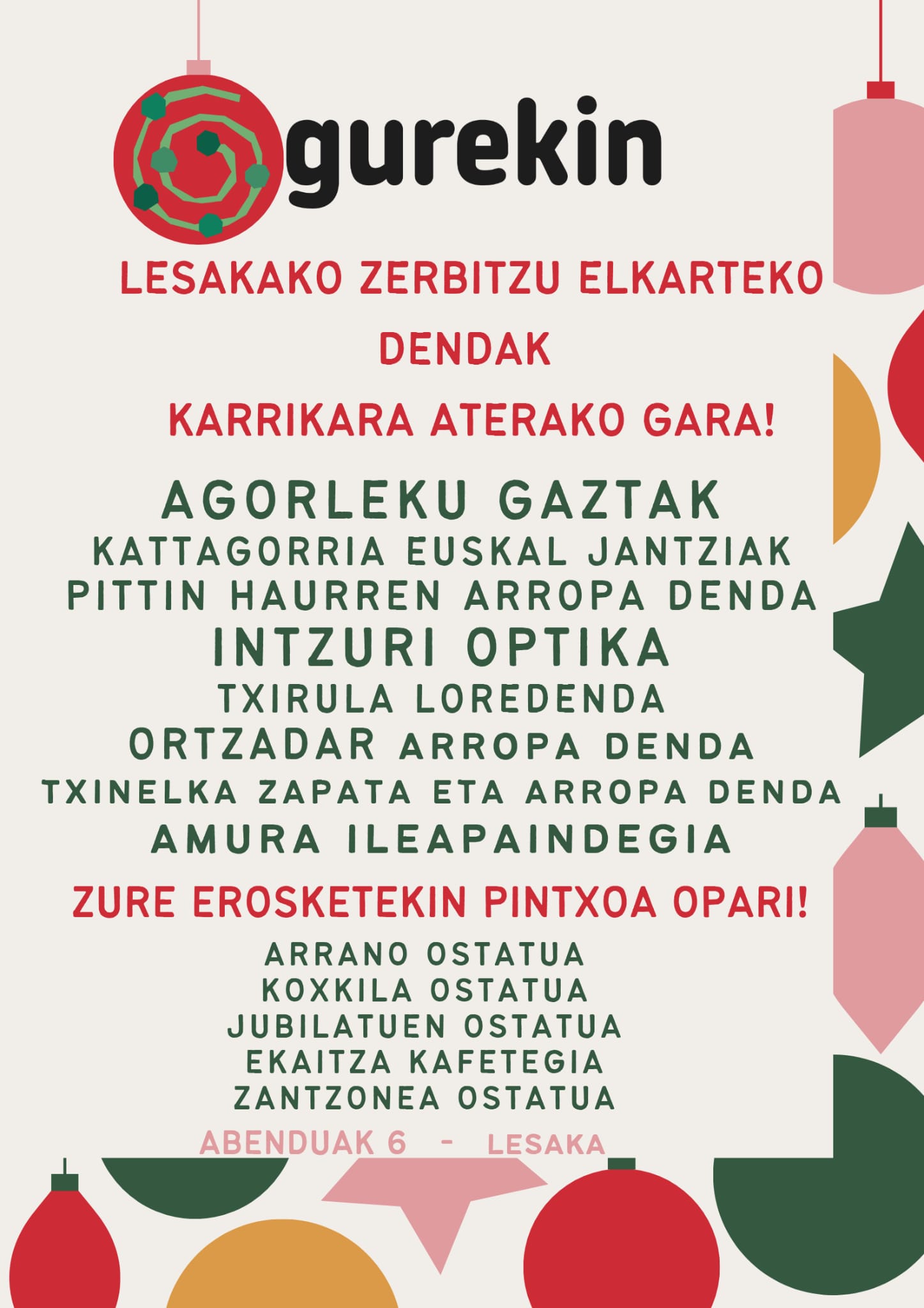 Mercado de navidad Lesaka (LESAKA)